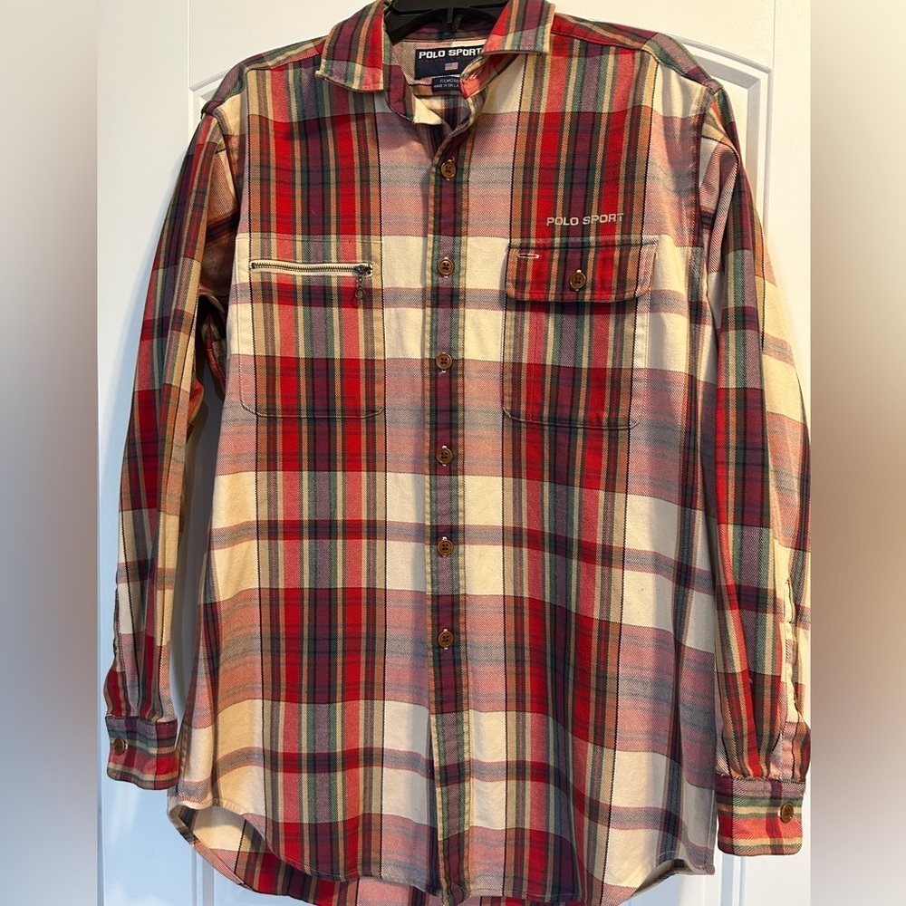 Vintage Polo sport flannel shirt size medium